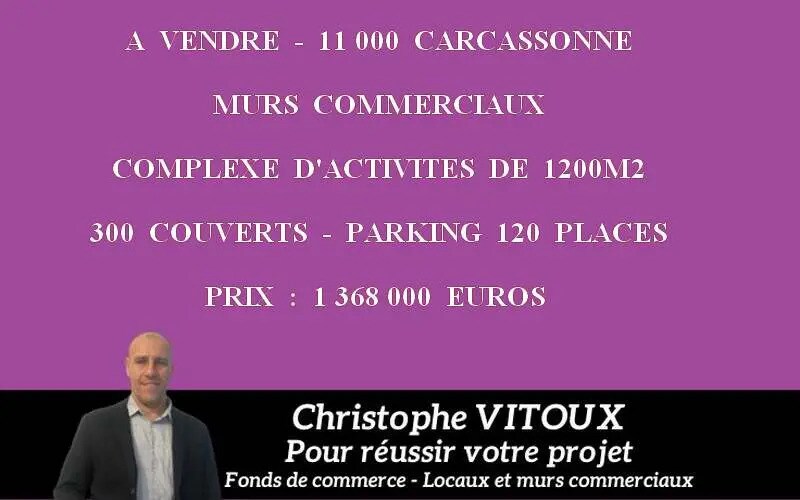Local d'activités dans Carcassonne à vendre - Photo de l’immeuble – Image 1 sur 5