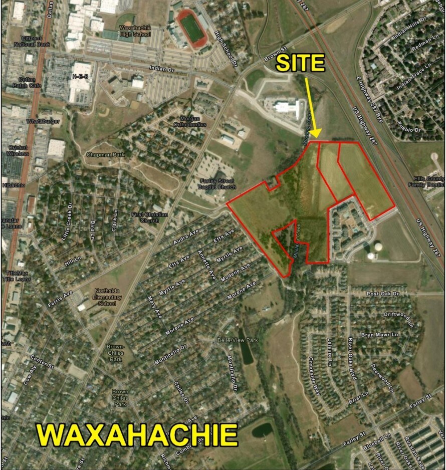 US 287 byp, Waxahachie, TX à vendre Aérien– Image 1 sur 2