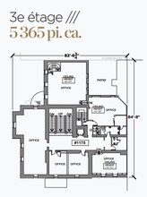 1175-1183 Pl Du Frère-André, Montréal, QC à louer Plan d’étage– Image 2 sur 2