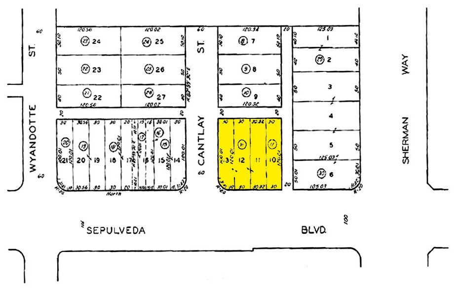 7226 Sepulveda Blvd, Van Nuys, CA à louer - Plan cadastral – Image 2 sur 24