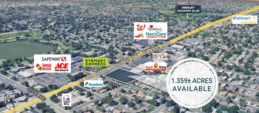 3605 W 10th St, Greeley, CO à vendre - Photo de l’immeuble – Image 1 sur 2