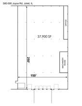 540-580 Joyce Rd, Joliet, IL à louer Photo intérieure– Image 2 sur 4