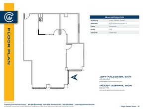 825 NE Multnomah St, Portland, OR à louer Plan d’étage– Image 1 sur 1