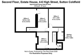4-6 High St, Sutton Coldfield à louer Plan d’étage– Image 1 sur 4