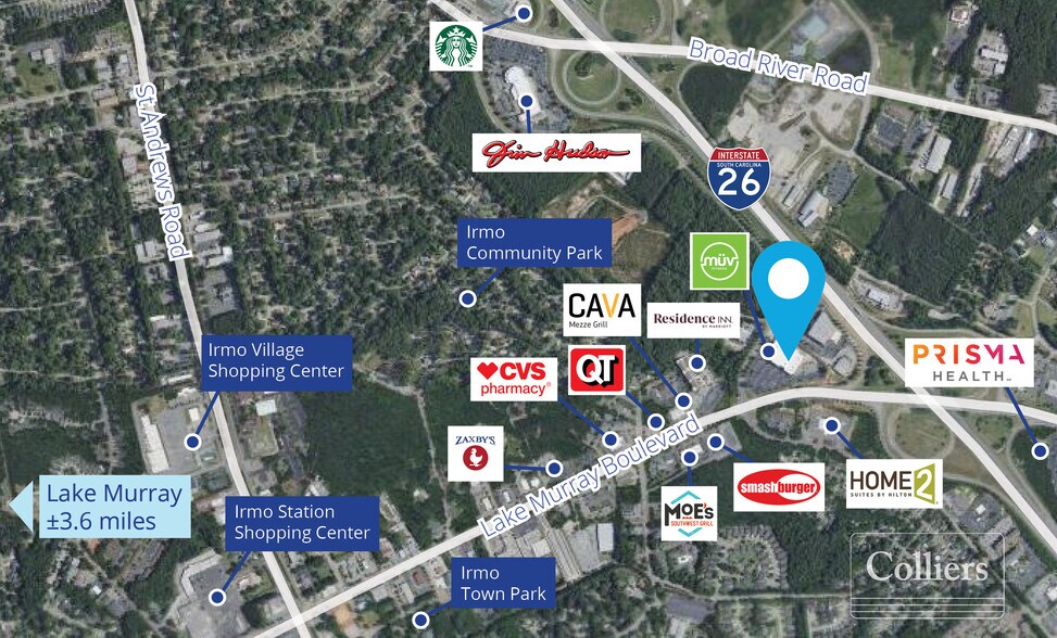 800 Columbiana Dr, Irmo, SC à louer - Photo de l’immeuble – Image 2 sur 5