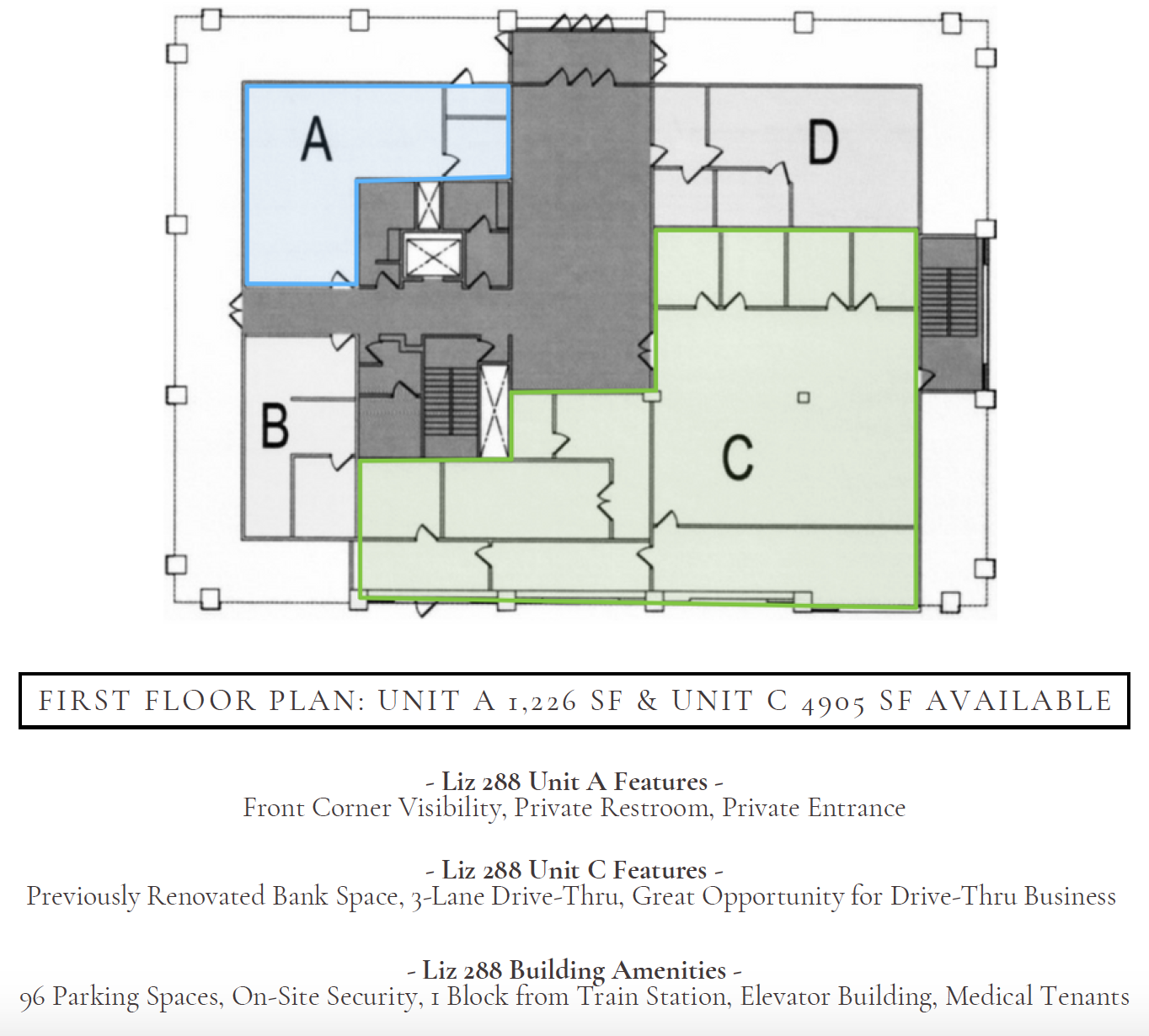 288 N Broad St, Elizabeth, NJ à louer Plan d’étage– Image 1 sur 10