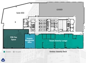 655 W Broadway, San Diego, CA à louer Plan d’étage– Image 1 sur 1