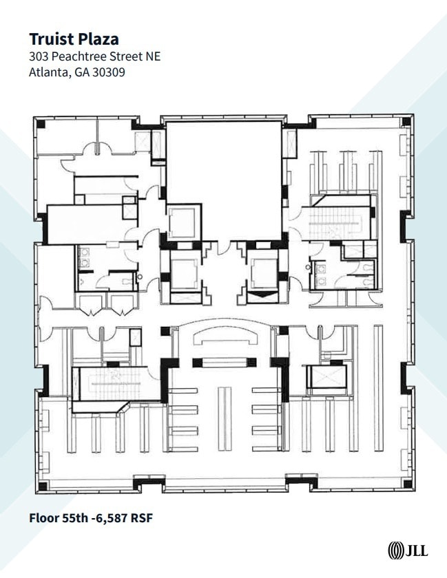 303 Peachtree St Ne, Atlanta, GA à louer Plan d’étage– Image 1 sur 1
