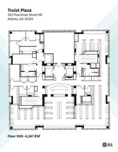 303 Peachtree St Ne, Atlanta, GA à louer Plan d’étage– Image 1 sur 1