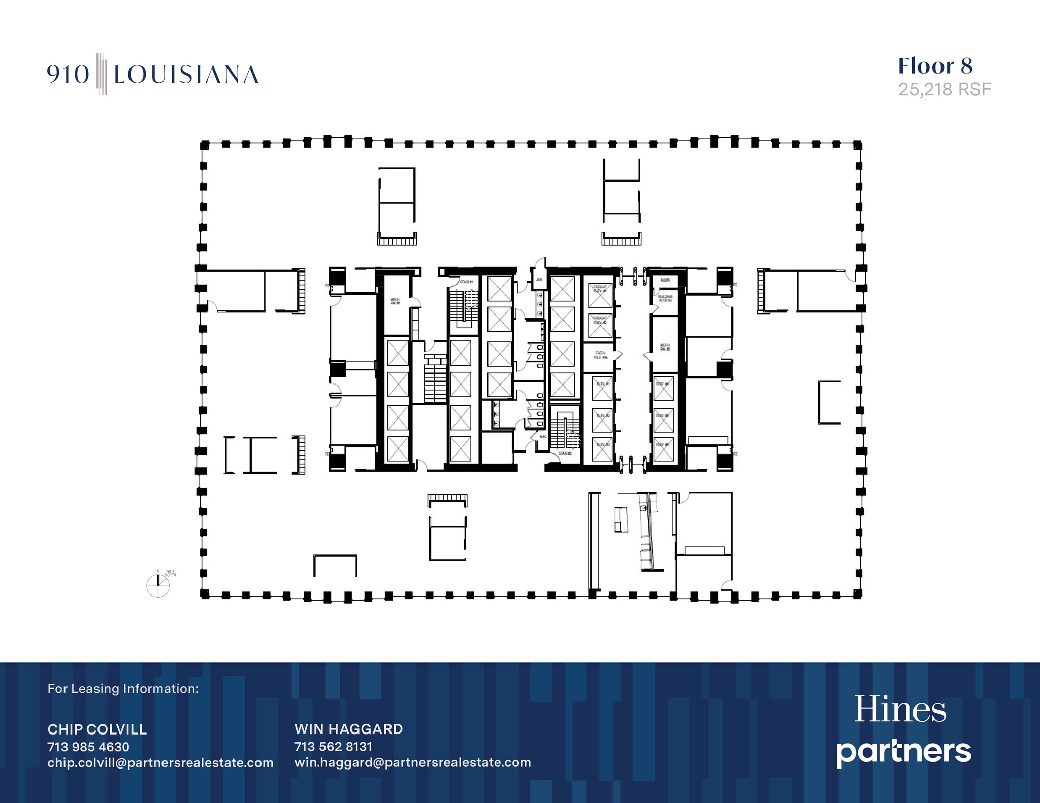 910 Louisiana St, Houston, TX à louer Plan d’étage– Image 1 sur 1