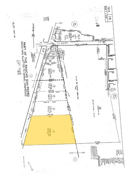 22632 S Alameda St, Carson, CA à louer - Plan cadastral – Image 2 sur 2