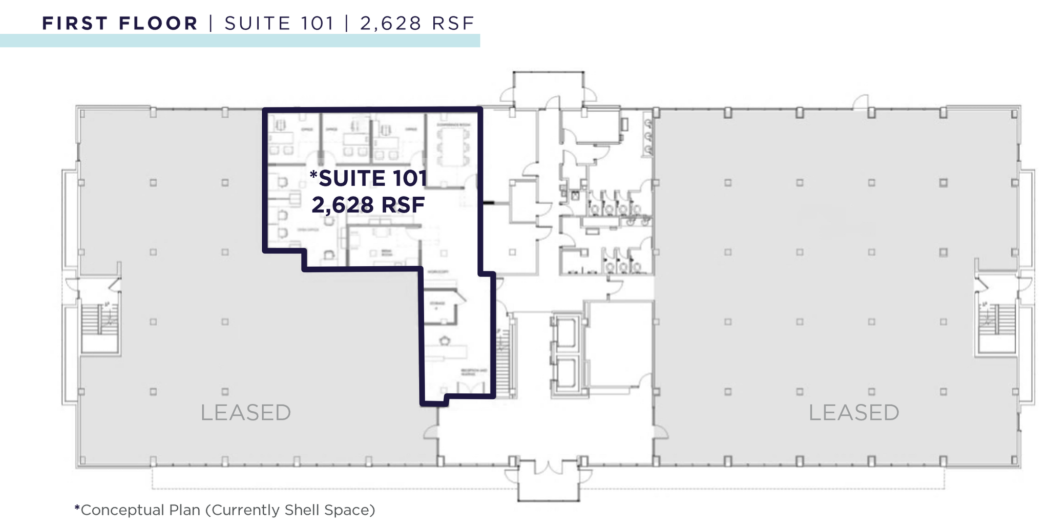 160 Newtown Rd, Virginia Beach, VA à louer Plan d’étage– Image 1 sur 1