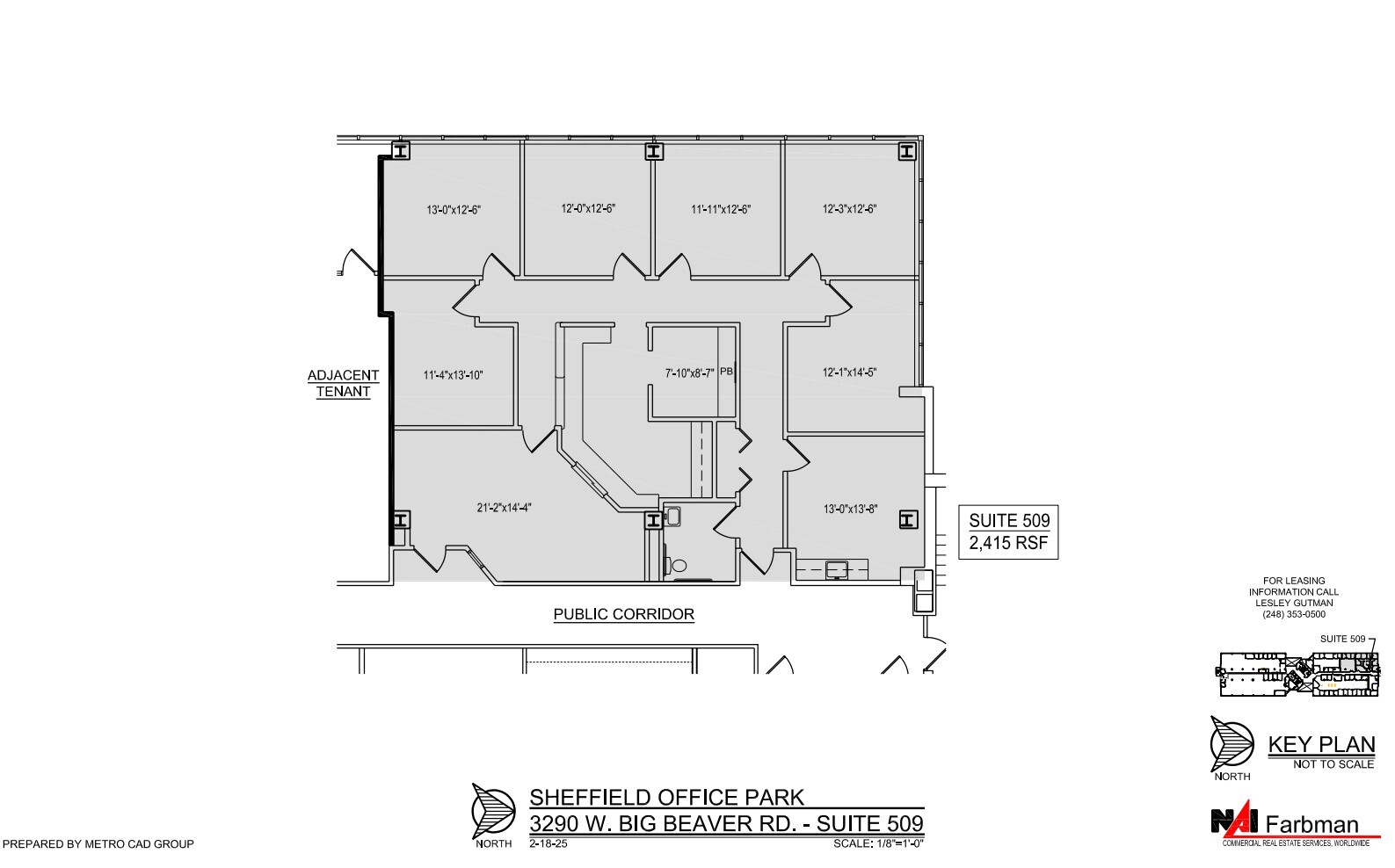 3310 W Big Beaver Rd, Troy, MI à louer Plan d’étage– Image 1 sur 1
