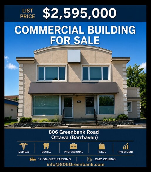 806 Greenbank Rd, Ottawa, ON à vendre - Photo de l’immeuble – Image 2 sur 21