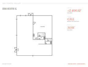 2205-2217 San Ramon Valley Blvd, San Ramon, CA à louer Plan d’étage– Image 2 sur 2