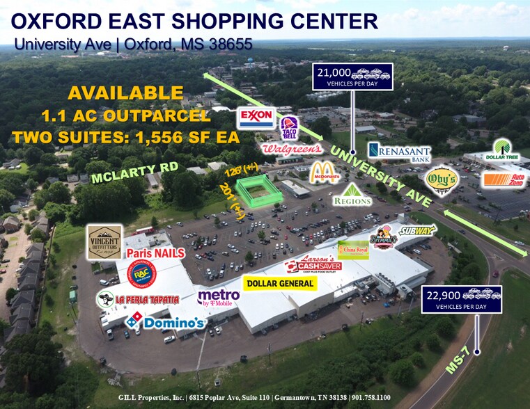 1910 University Ave, Oxford, MS à louer - Photo principale – Image 1 sur 9