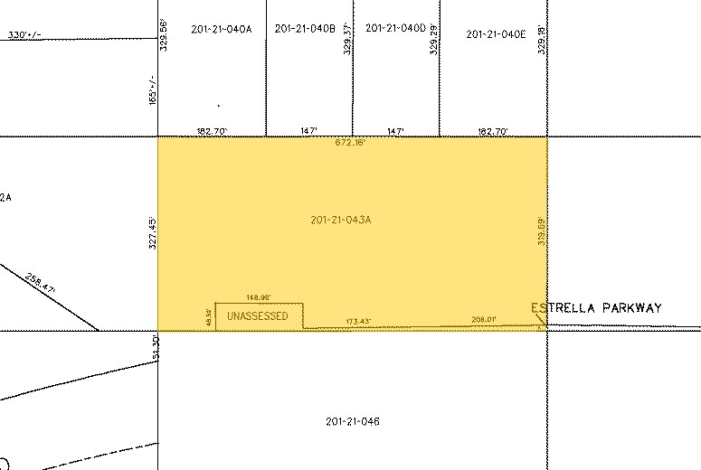 113th Ave & Happy Valley Pky, Peoria, AZ à louer - Plan cadastral – Image 3 sur 7