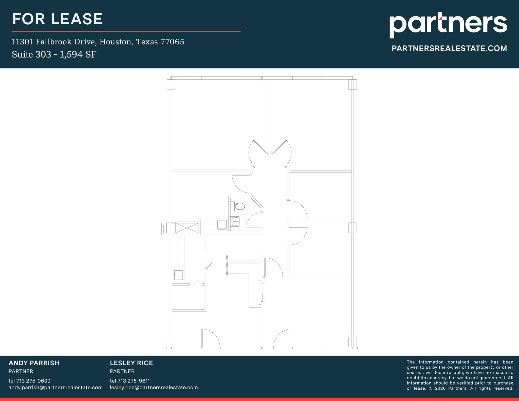 11301 Fallbrook Dr, Houston, TX à louer Plan de site– Image 1 sur 1