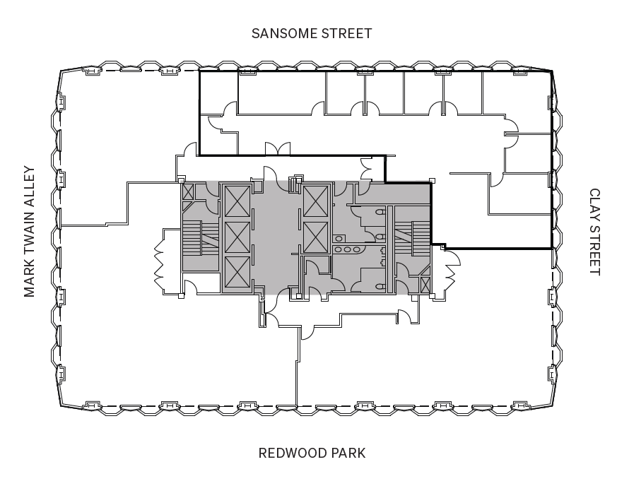 505 Sansome St, San Francisco, CA à louer Plan d’étage– Image 1 sur 1