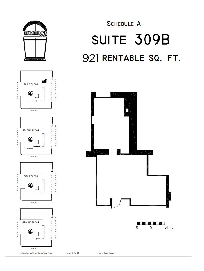 219 Dufferin St, Toronto, ON à louer Plan d’étage– Image 1 sur 1
