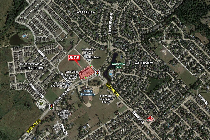 8701 Liberty Grove Rd, Rowlett, TX à louer - Photo de l’immeuble – Image 2 sur 5