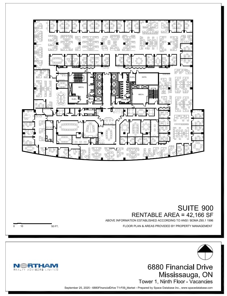 6880 Financial Dr, Mississauga, ON à louer Plan d’étage– Image 1 sur 1
