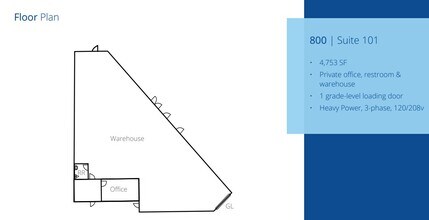 800 N Twin Oaks Valley Rd, San Marcos, CA à louer Plan d’étage– Image 2 sur 2