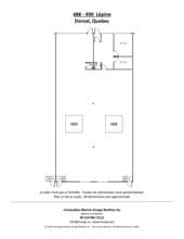480-518 Av Lépine, Dorval, QC à louer Plan de site– Image 1 sur 1
