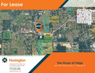 Plus de détails pour FM 2920 at Krahn Ln, Tomball, TX - Local commercial à louer