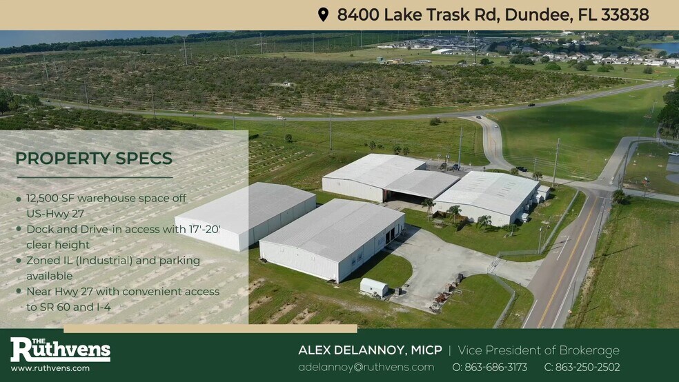 8400 Lake Trask Rd, Dundee, FL à louer - Vidéo sur l’annonce professionnelle – Image 2 sur 20
