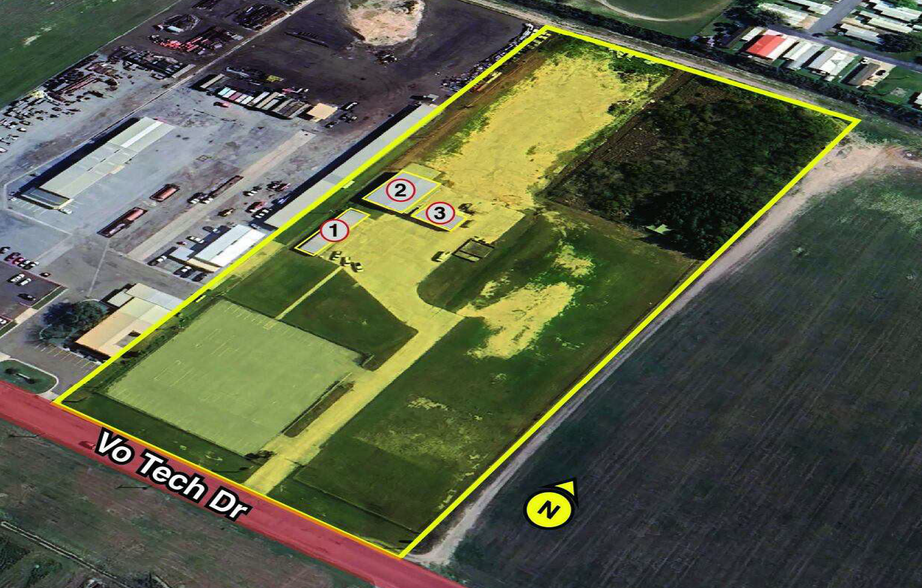 2118 Vo Tech, Weslaco, TX à louer - Aérien – Image 1 sur 3