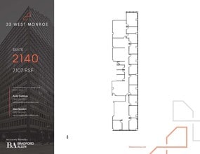 33 W Monroe St, Chicago, IL à louer Plan d’étage– Image 1 sur 4