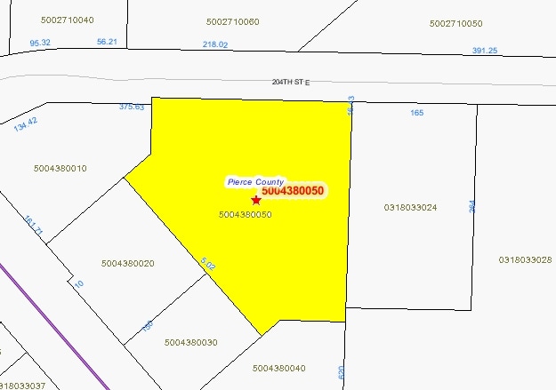 20415 Mountain Hwy E, Spanaway, WA à vendre - Plan cadastral – Image 2 sur 2