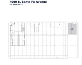 4900 S Santa Fe Ave, Vernon, CA à louer Plan d’étage– Image 1 sur 1