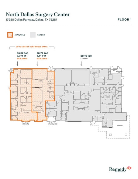 17980 Dallas Pky, Dallas, TX à louer - Plan d’étage – Image 3 sur 3