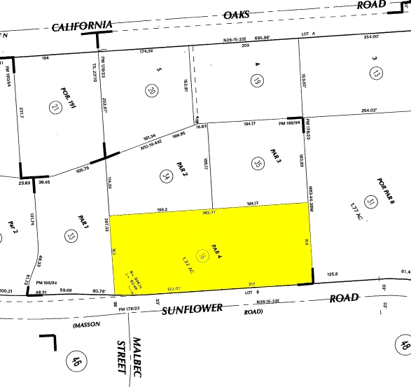 40700 California Oaks Rd, Murrieta, CA à louer - Plan cadastral – Image 2 sur 6