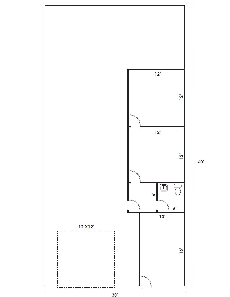 1826 W Broadway Rd, Mesa, AZ à louer Plan d’étage– Image 1 sur 1