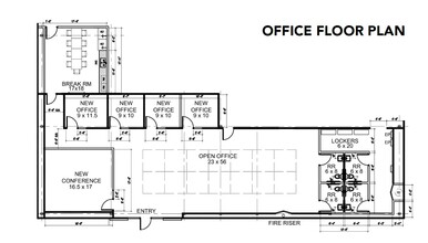 15065 Telephone Ave, Chino, CA à louer Plan d’étage– Image 1 sur 1
