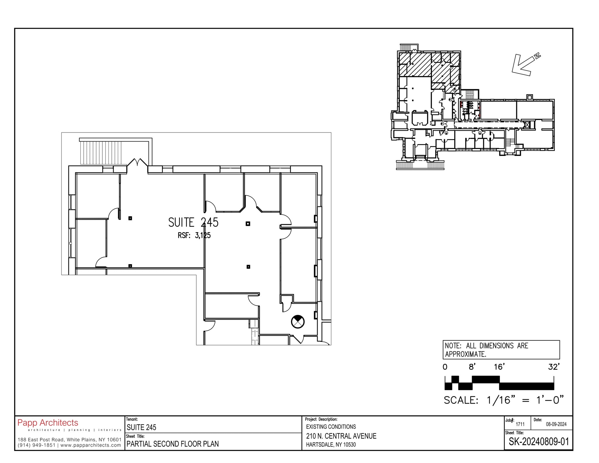 210 N Central Ave, Hartsdale, NY à louer Plan de site– Image 1 sur 2