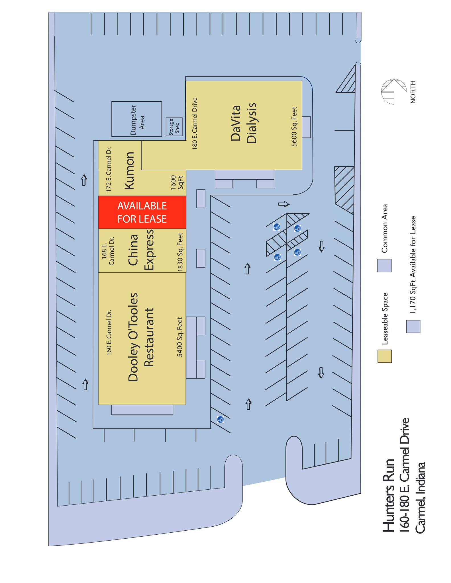 160-180 E Carmel Dr, Carmel, IN à louer Plan de site– Image 1 sur 4