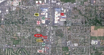 5510 Birdcage St, Citrus Heights, CA - Vue aérienne  vue de carte