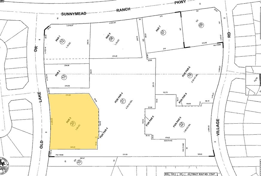 23571 Sunnymead Ranch Pky, Moreno Valley, CA à vendre - Plan cadastral – Image 2 sur 2