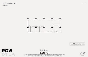 777 S Alameda St, Los Angeles, CA à louer Plan d’étage– Image 2 sur 2