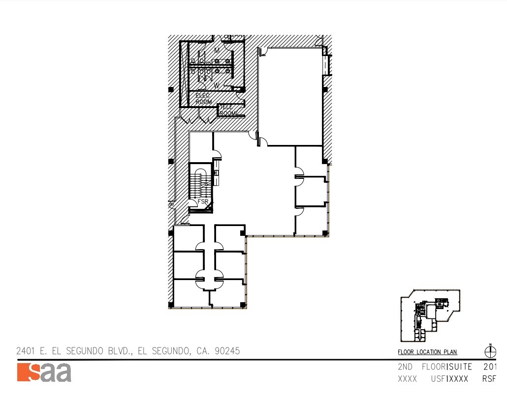 2401 E El Segundo Blvd, El Segundo, CA à louer Plan d’étage– Image 1 sur 1