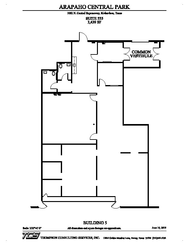 1002 N Central Expy, Richardson, TX à louer Plan d’étage– Image 1 sur 1