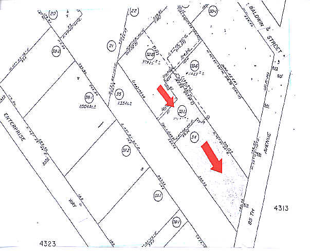 611-619 85th Ave, Oakland, CA à vendre - Plan cadastral – Image 2 sur 8