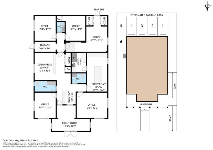 2424 Coral Way, Coral Gables, FL à louer - Photo de l’immeuble – Image 2 sur 4