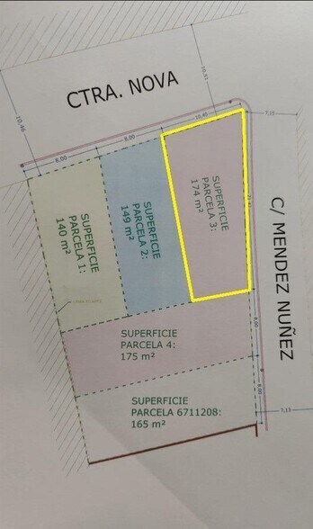 Carretera Nova, 39, Alcanar, Tarragona à vendre - Plan cadastral – Image 3 sur 3