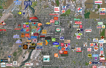 1230 N Skyline Dr, Idaho Falls, ID - VUE AÉRIENNE  vue de carte
