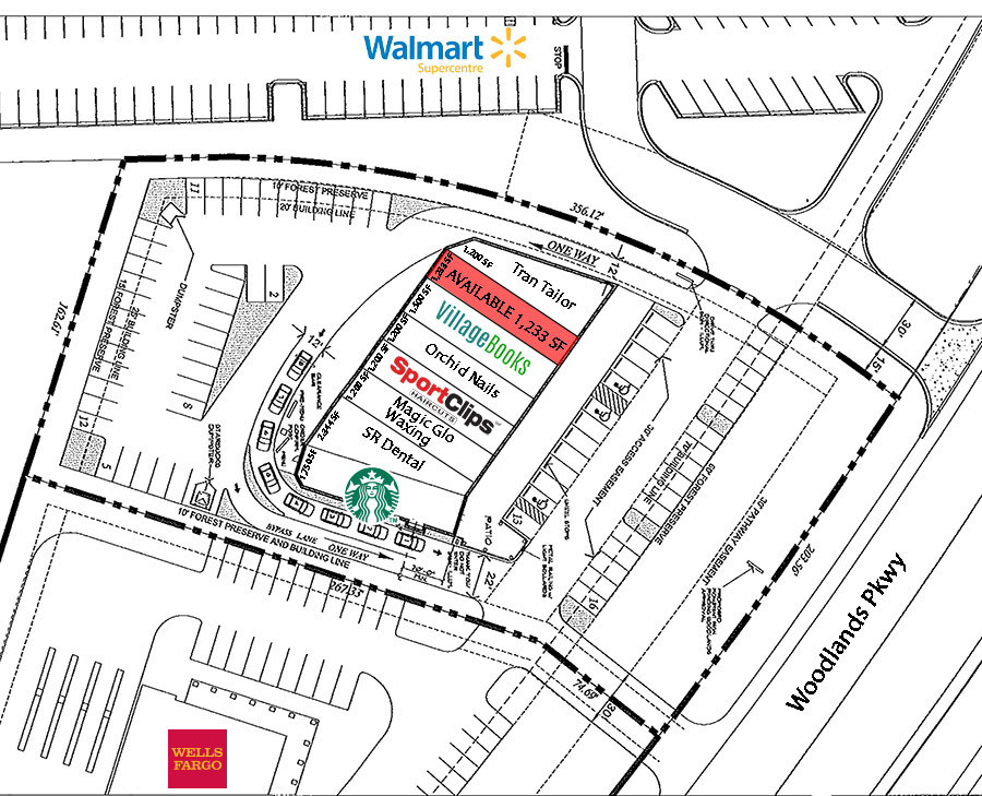 9955 Woodlands Pky, The Woodlands, TX à louer Plan de site– Image 1 sur 1